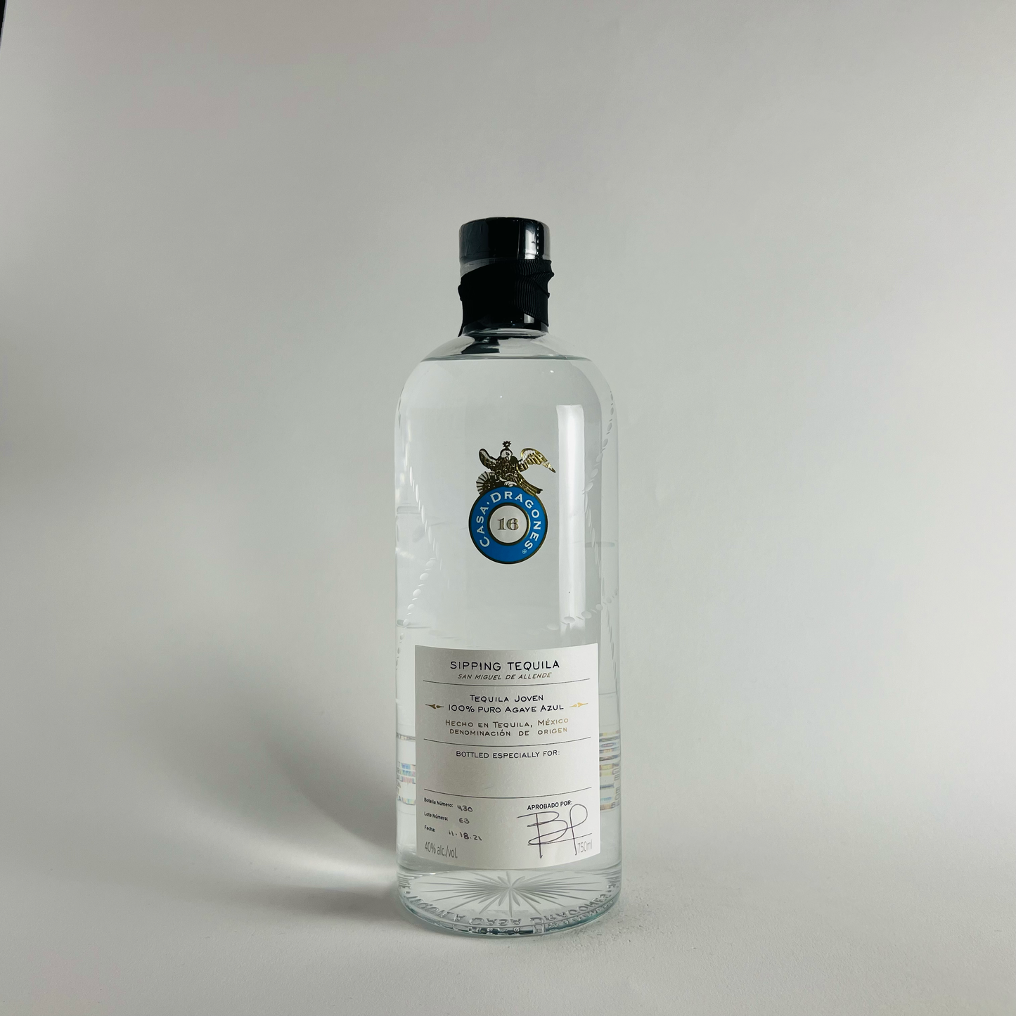 Casa Dragones Joven Sipping Tequila