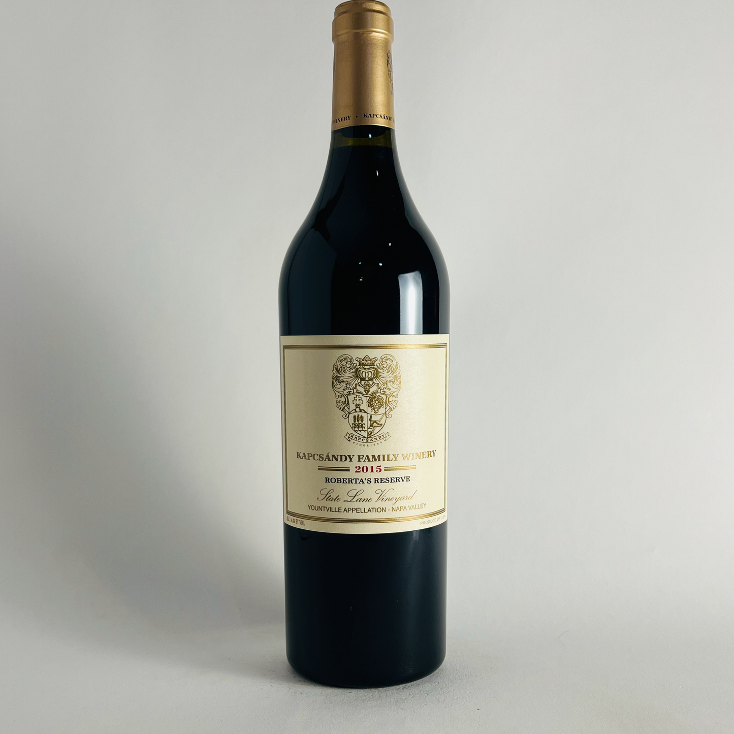 Kapcsandy Robertas Reserve State Lane Vineyard Merlot 2015