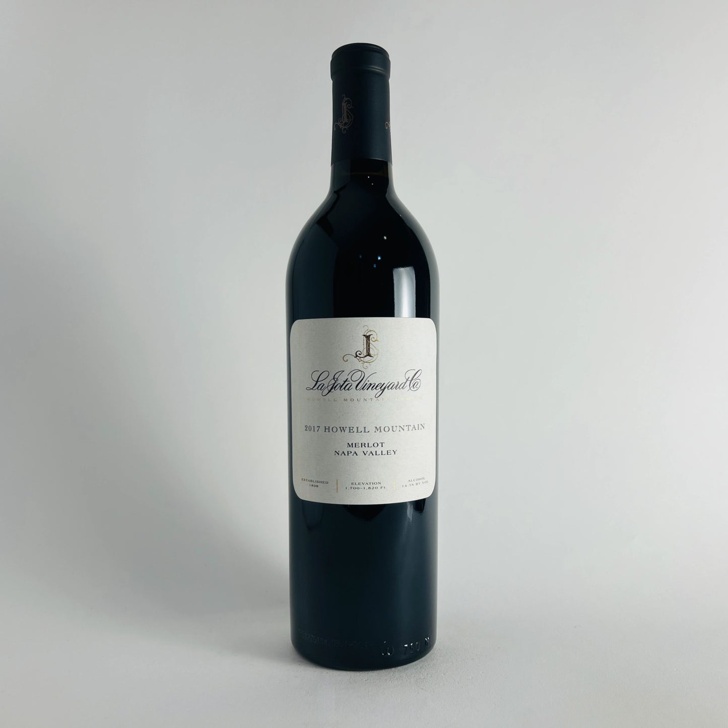 La Jota Howell Mountain Merlot 2017