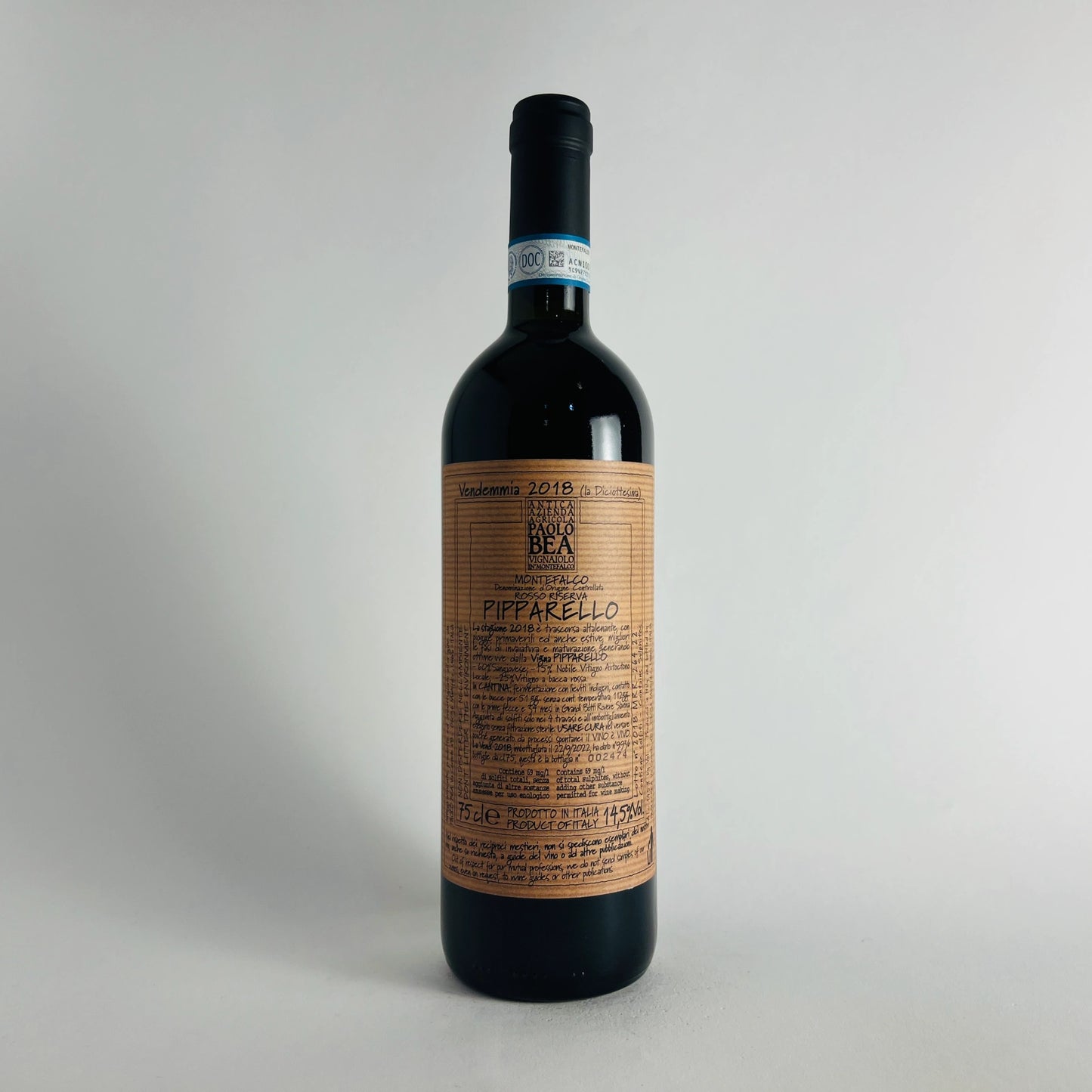 Paolo Bea Montefalco Riserva Pipparello 2018