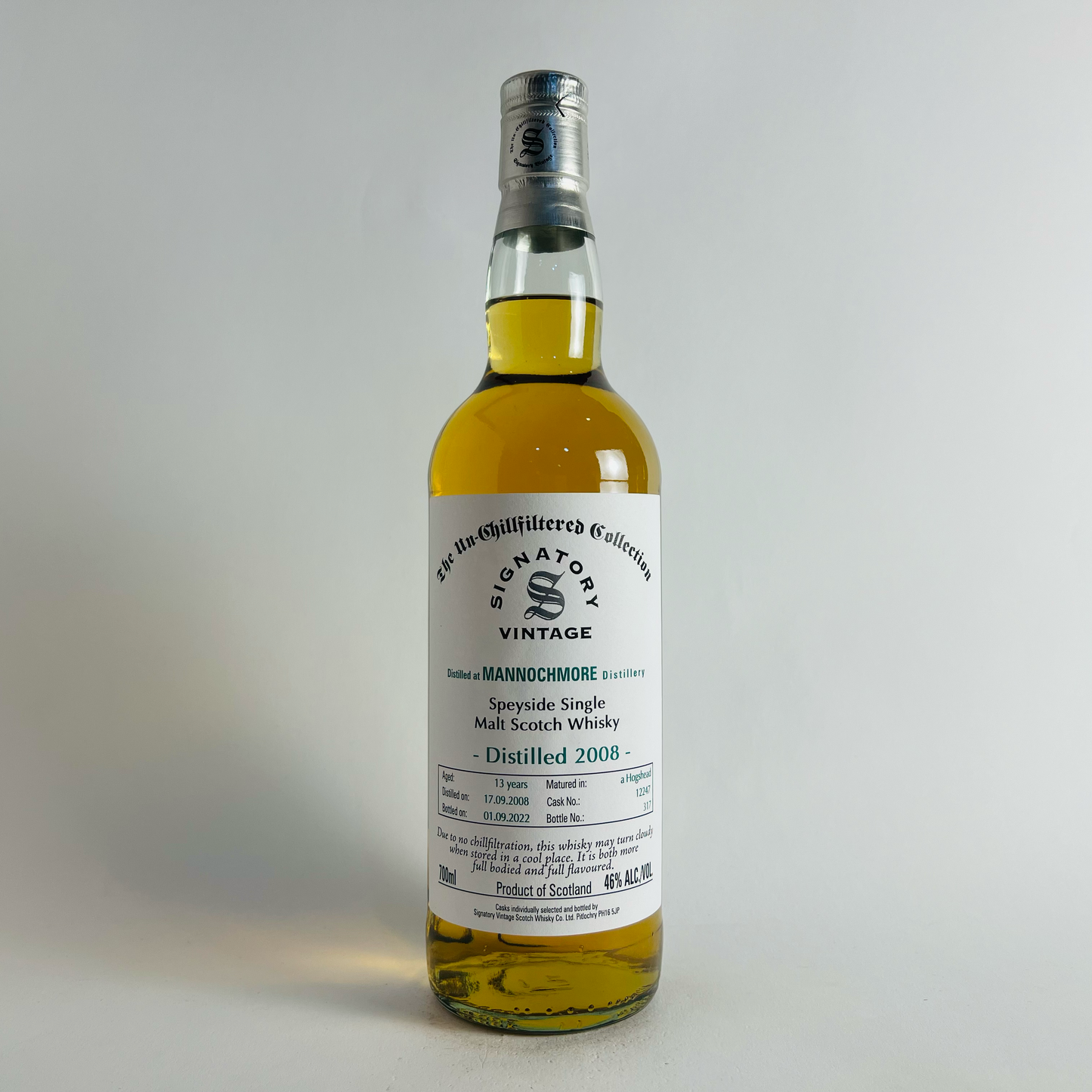 Signatory Vintage Mannochmore 2008