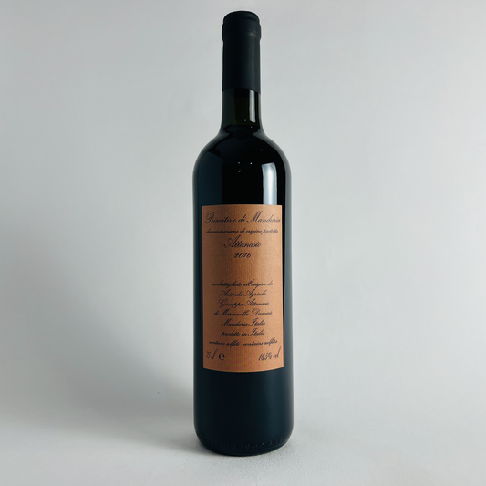 Giuseppe Attanasio Primitivo Di Manduria 2015