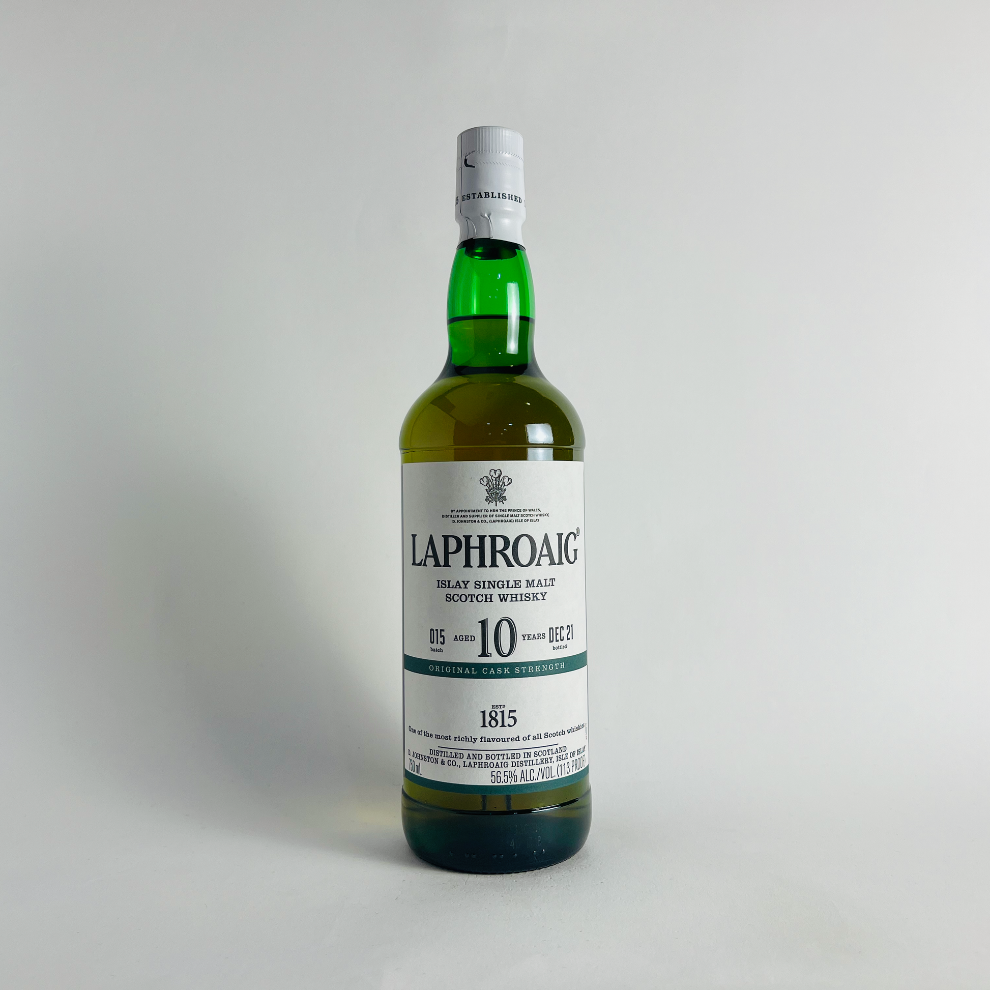 Laphroaig 10 Year Cask Strength 56.5% Batch 15