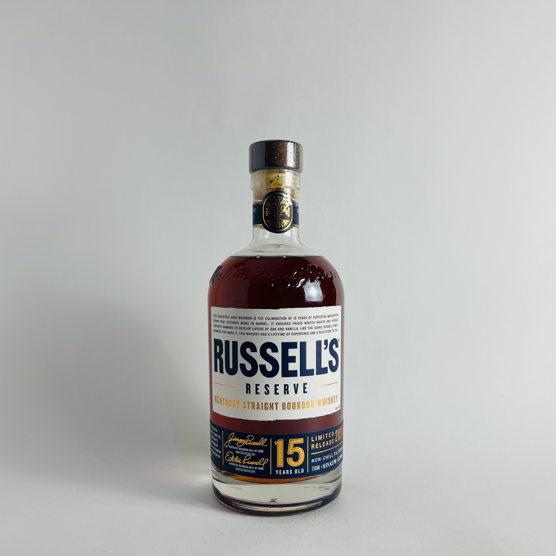 Russells Reserve Bourbon 15 Year Bourbon 117.2 Proof